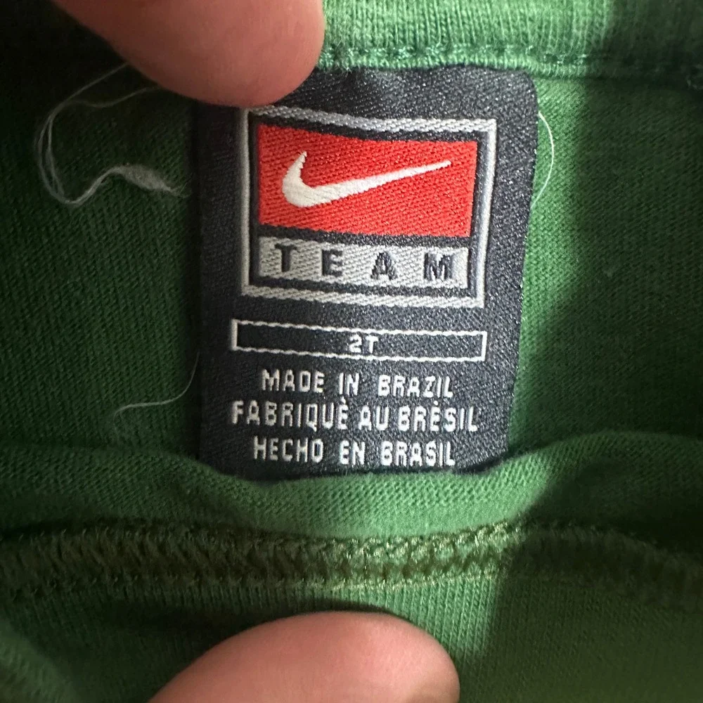 Nike Team Oregon Ducks Toddler T-Shirt Green 2T Vintage NCAA Cotton Short Sleeve